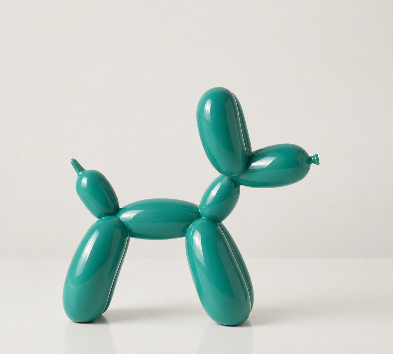 Colorful balloon dog sculpture titled Bobby by My Store, featuring vibrant, twisted balloon design resembling a playful dog.