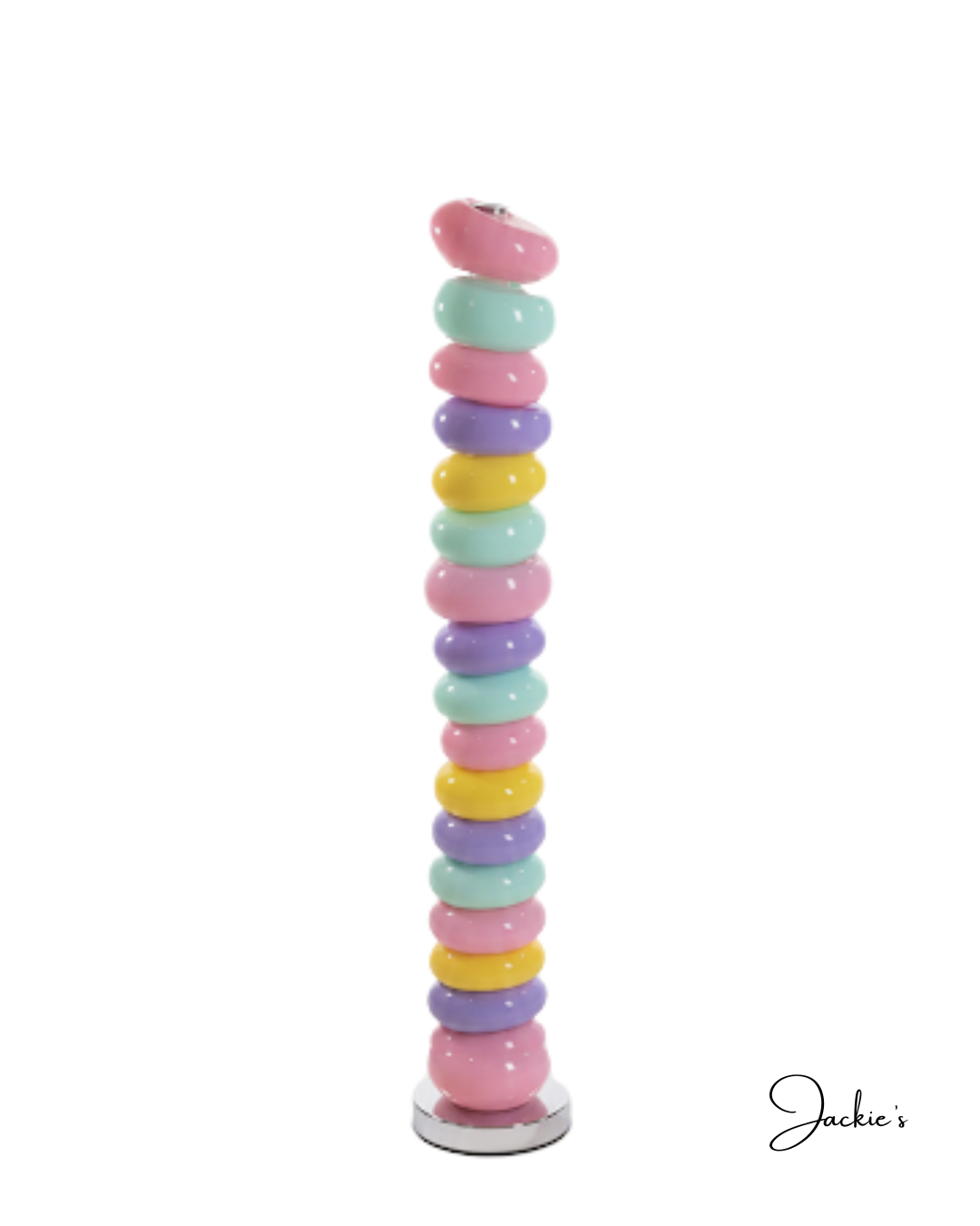 Candy stacked floor lamp - Jackie's